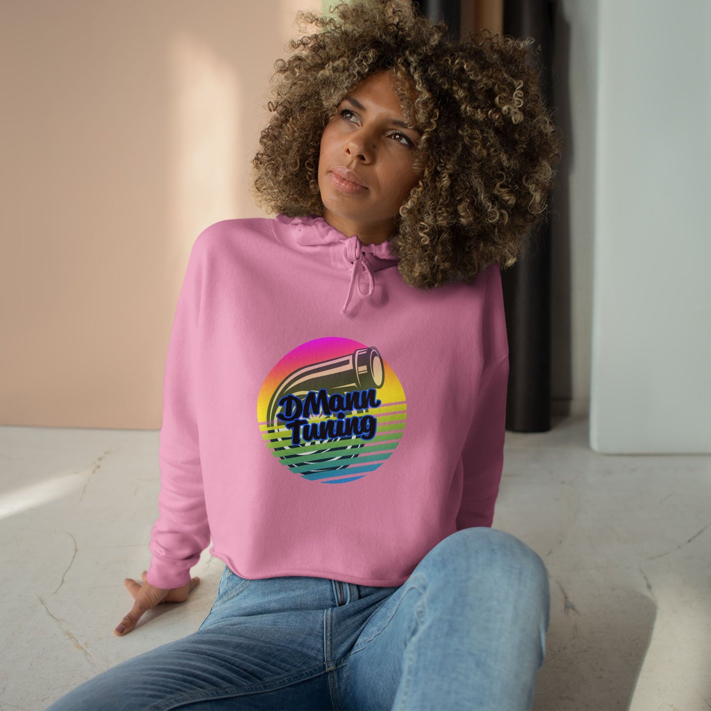 DMann Tuning - Sunset Crop Hoodie