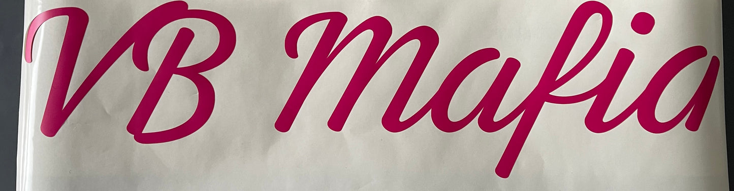 VB Mafia Script Decal (small)