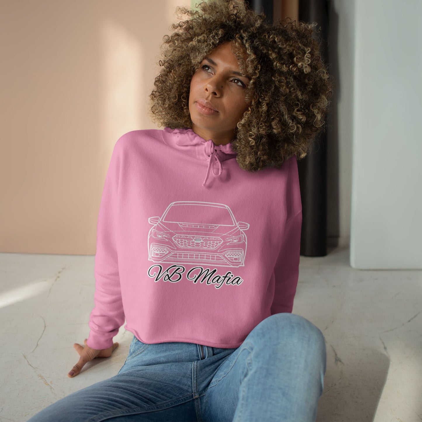 VBMafia Cropped Hoodie — "All Builds One Family"