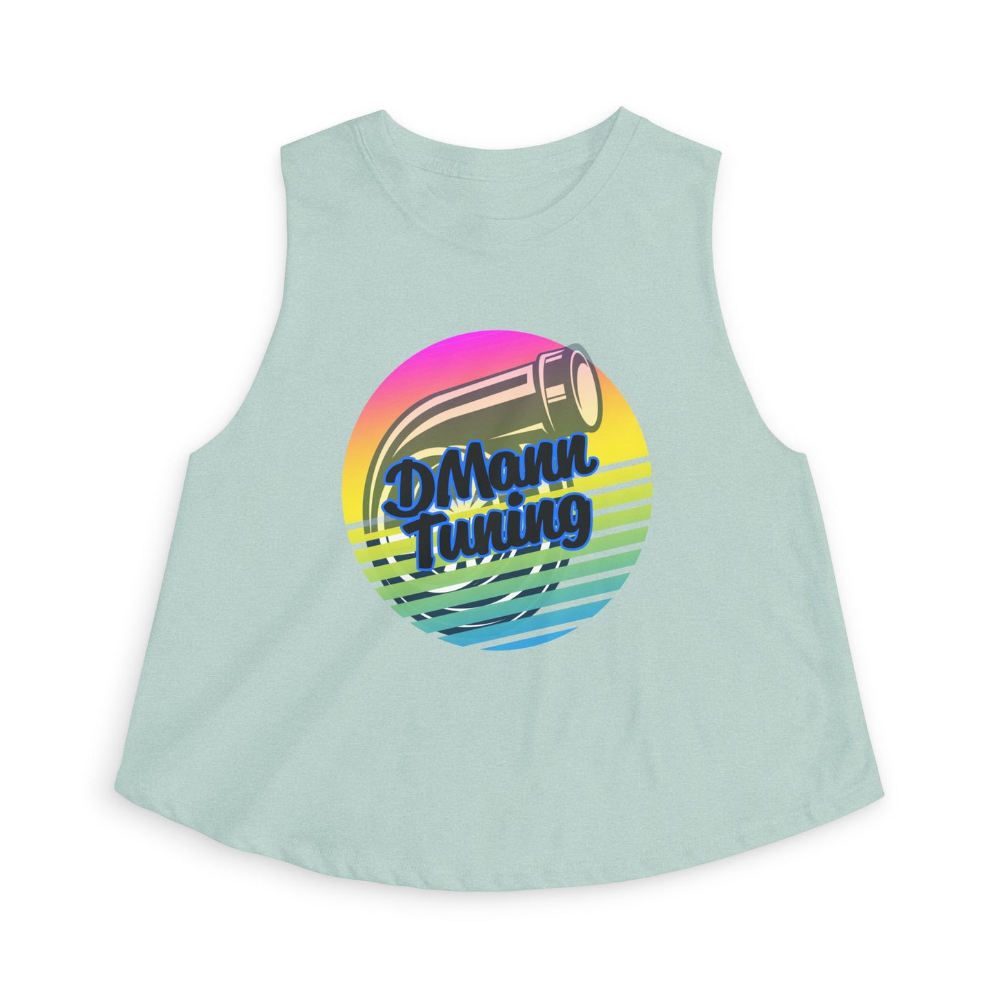 DMann Tuning Sunset -Women's Crop Top