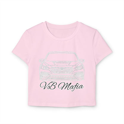 VBMafia — Women's Baby Tee "All Builds One Family"
