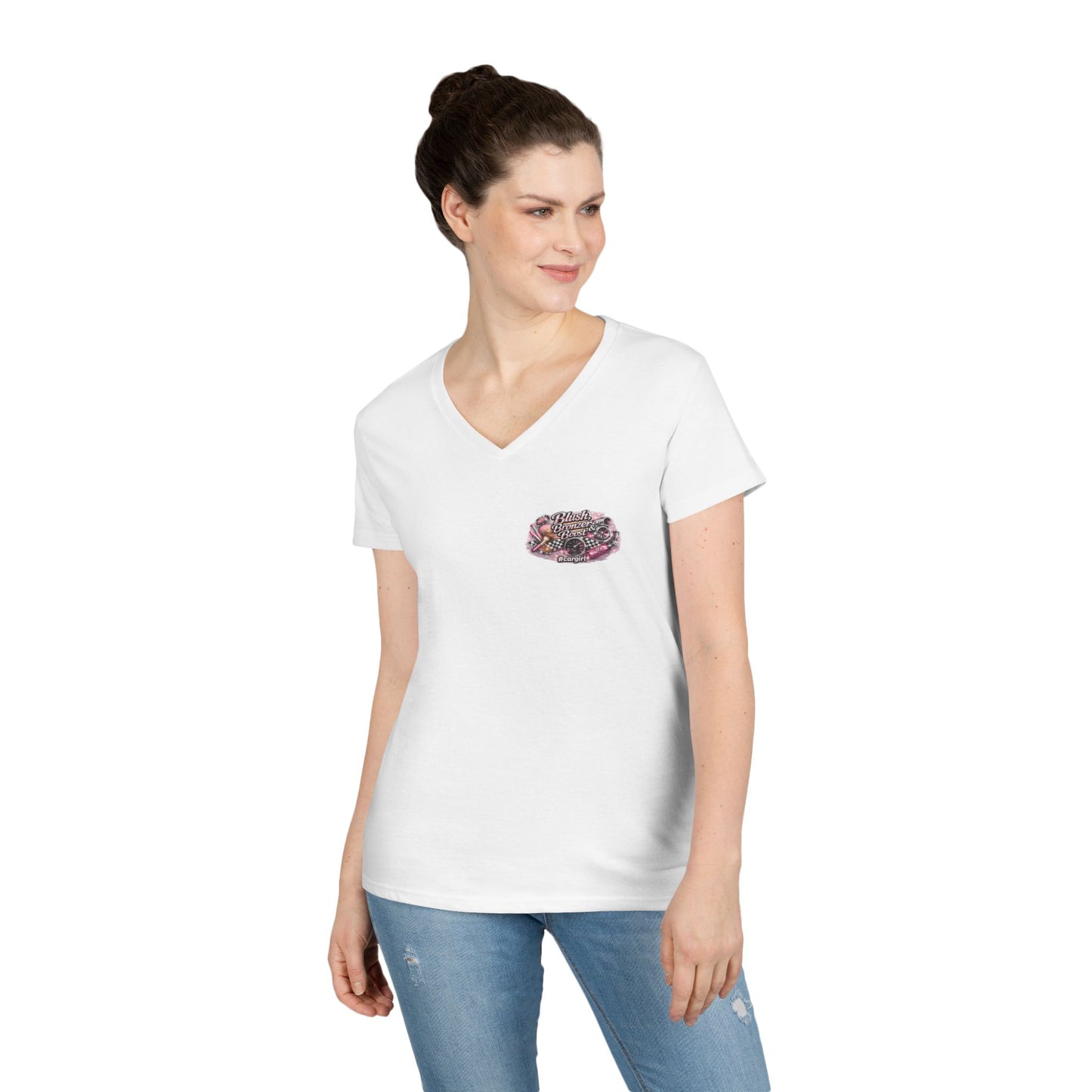Blush, Bronzer & Boost V-Neck Tee