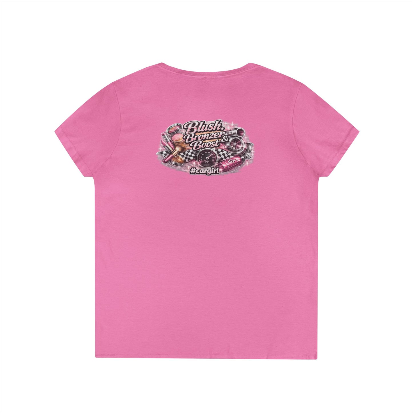 Blush, Bronzer & Boost V-Neck Tee