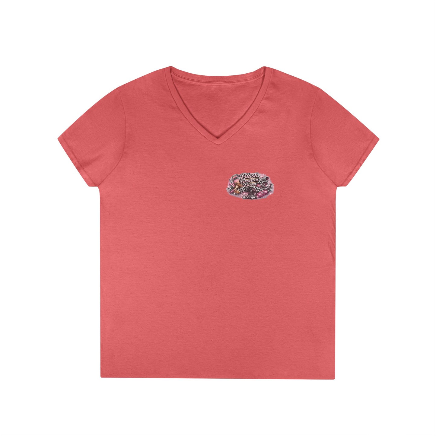 Blush, Bronzer & Boost V-Neck Tee