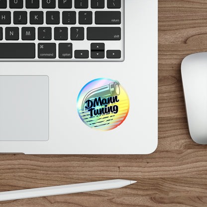DMann Tuning - Sunset Holographic Die-Cut Sticker