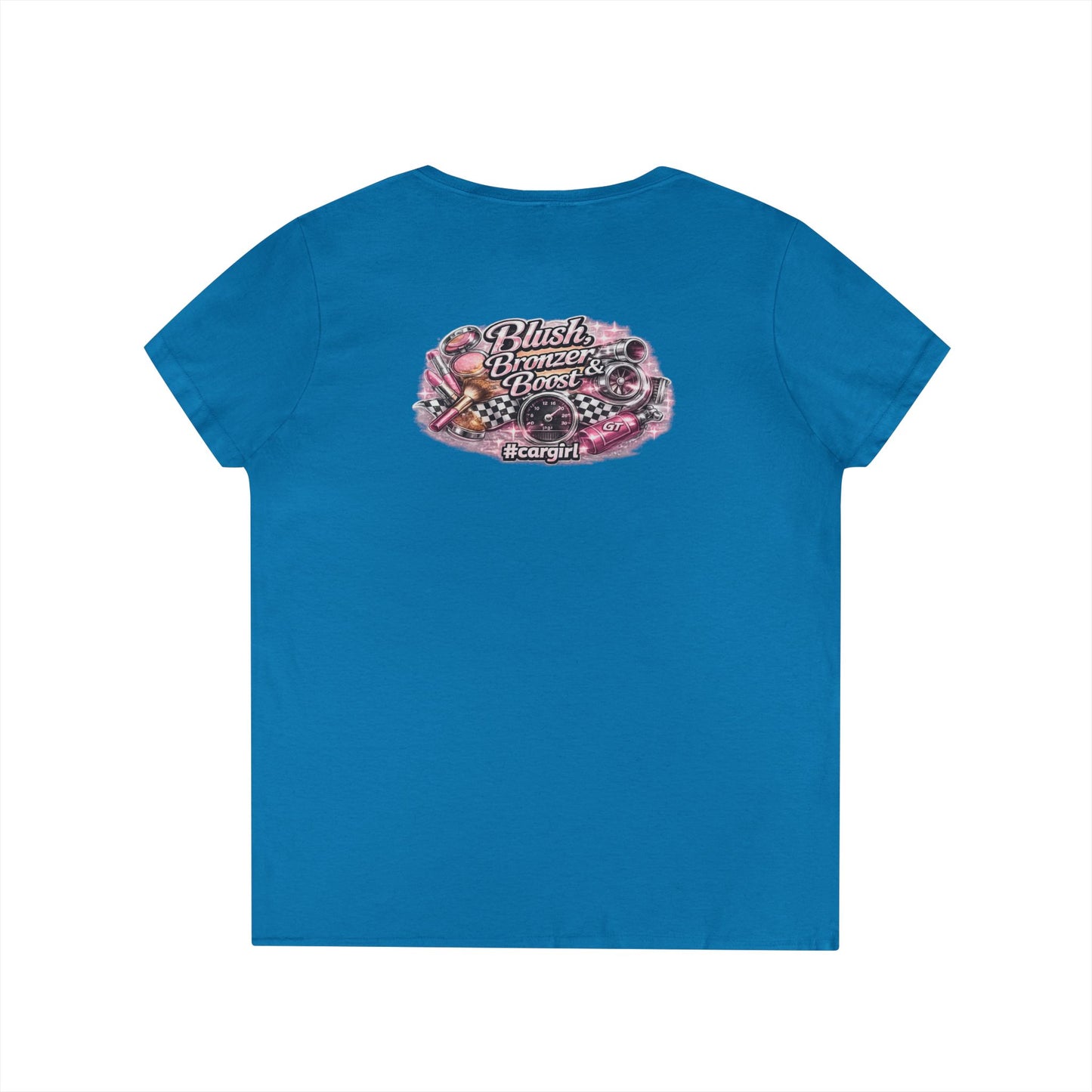 Blush, Bronzer & Boost V-Neck Tee
