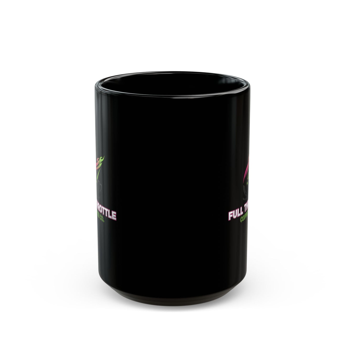 Full Throttle Coffee Co. Black Mug — 11oz & 15oz