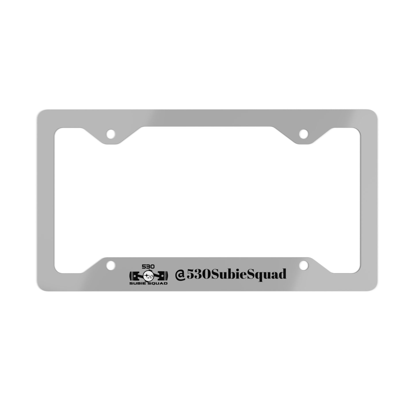 530 Subie Squad Plate Frame - Custom Engraved "@530SubieSquad"
