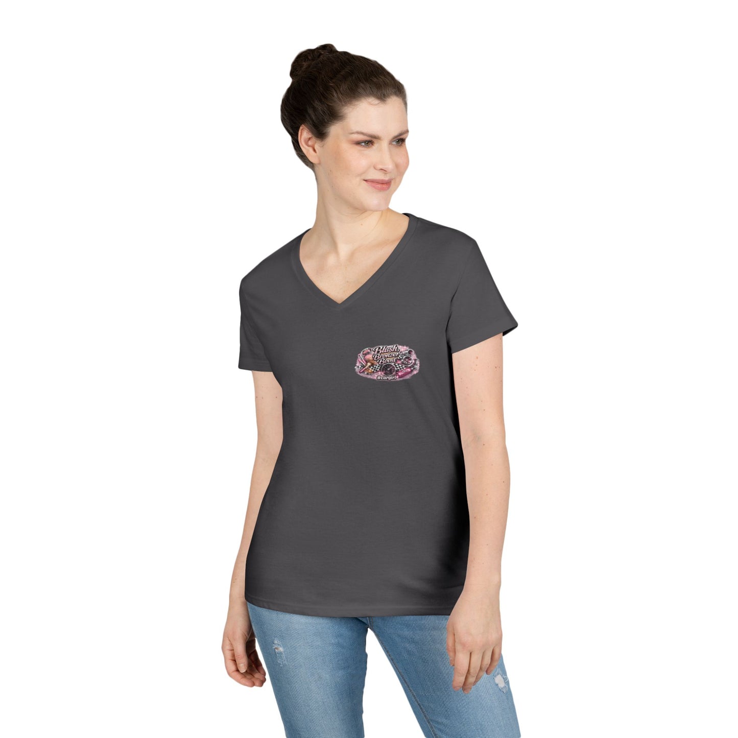 Blush, Bronzer & Boost V-Neck Tee