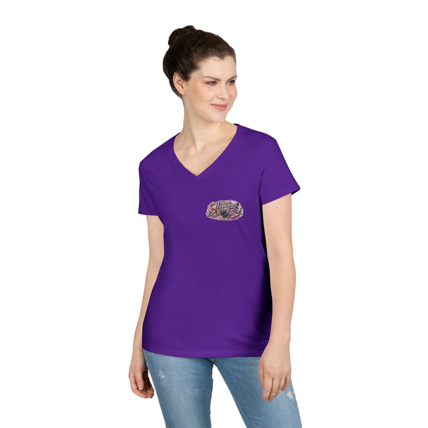 Blush, Bronzer & Boost V-Neck Tee