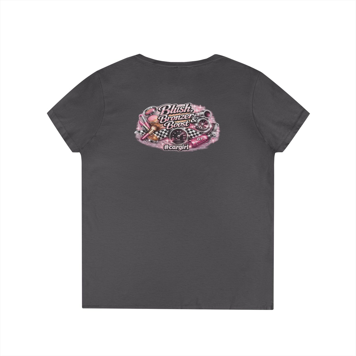 Blush, Bronzer & Boost V-Neck Tee