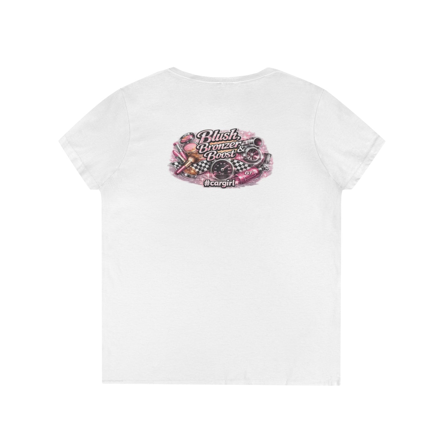 Blush, Bronzer & Boost V-Neck Tee