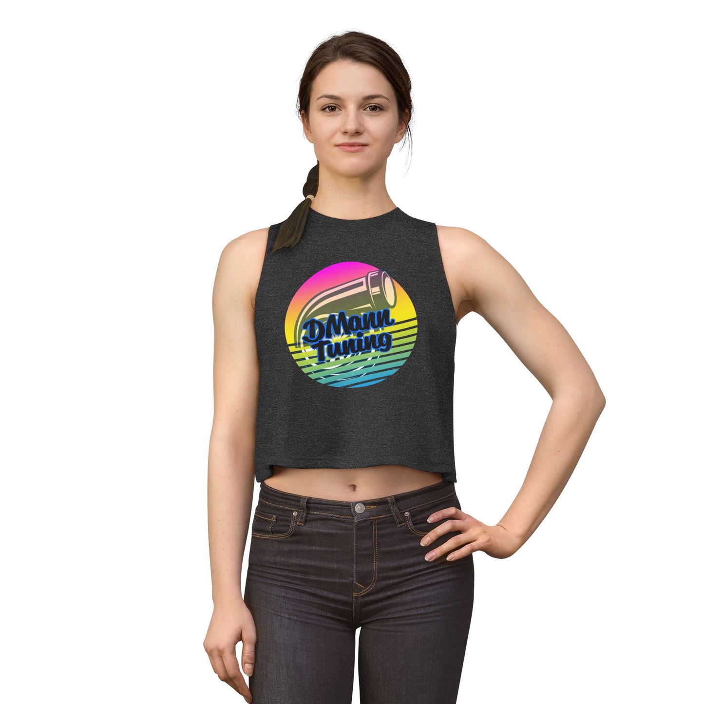 DMann Tuning Sunset -Women's Crop Top