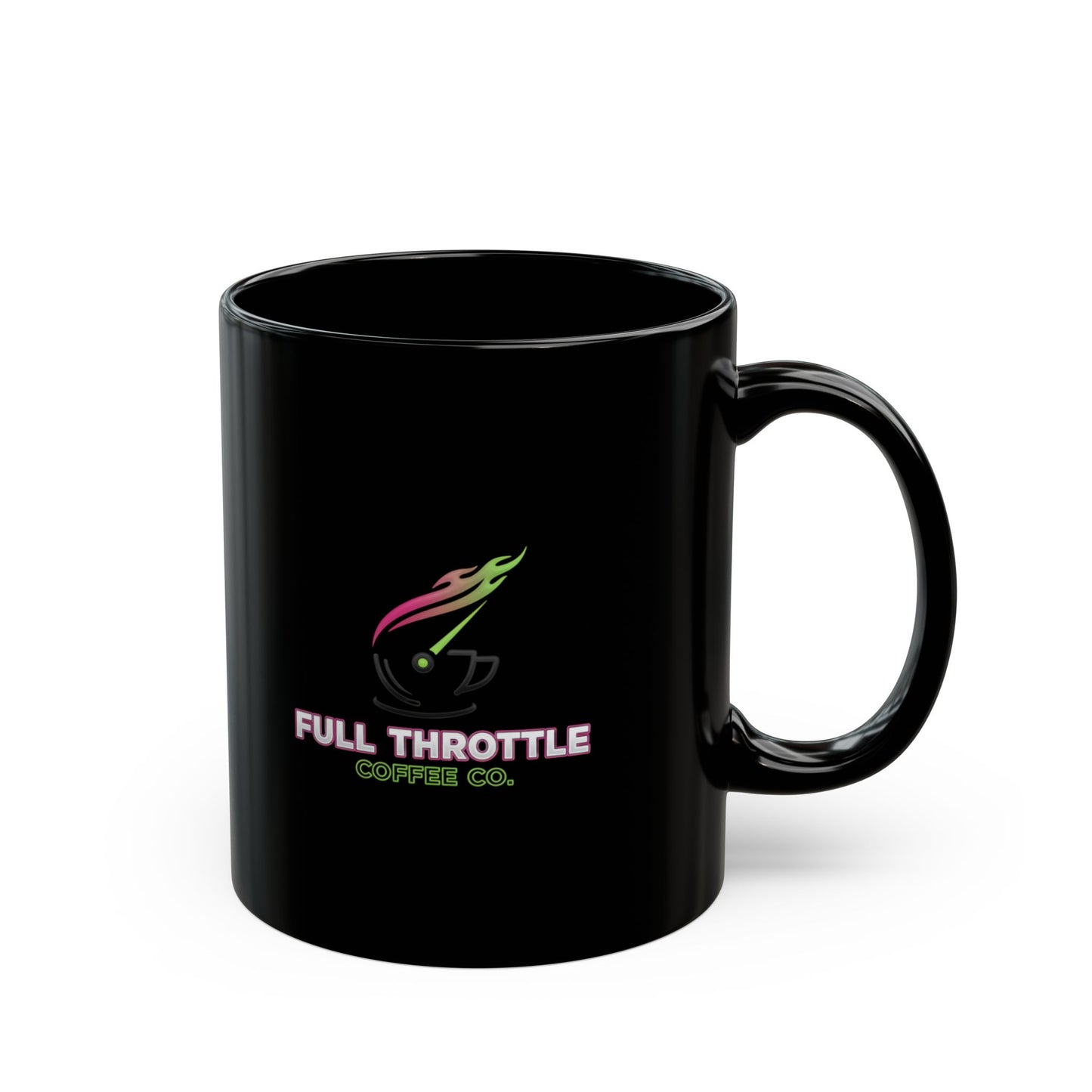 Full Throttle Coffee Co. Black Mug — 11oz & 15oz