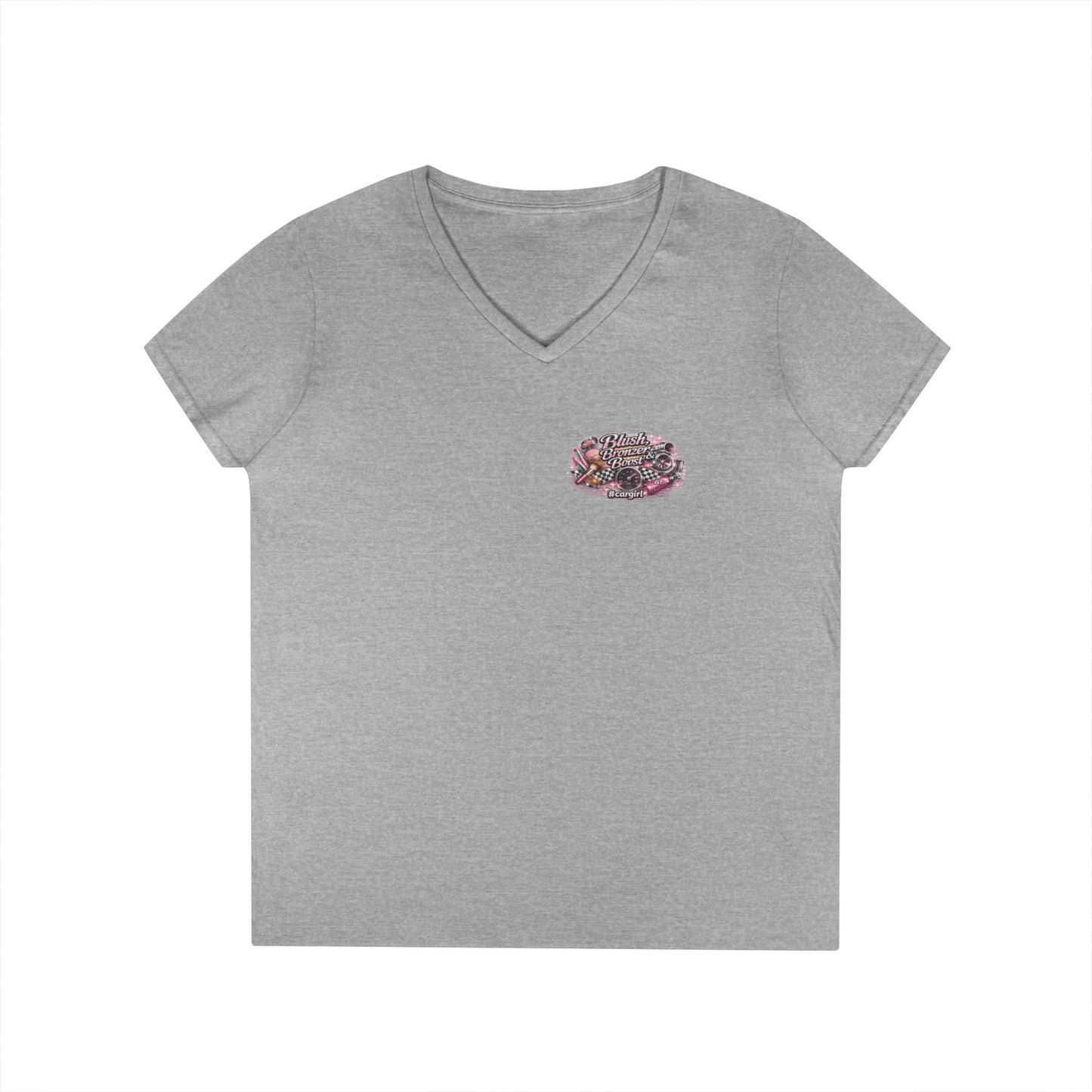 Blush, Bronzer & Boost V-Neck Tee