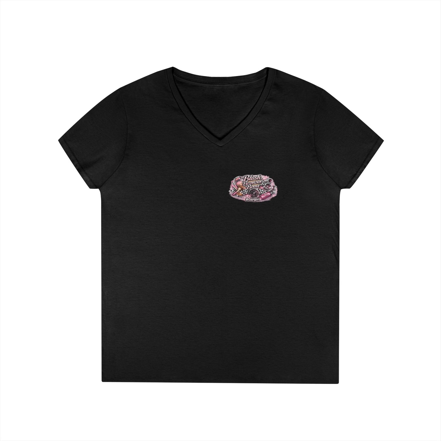 Blush, Bronzer & Boost V-Neck Tee