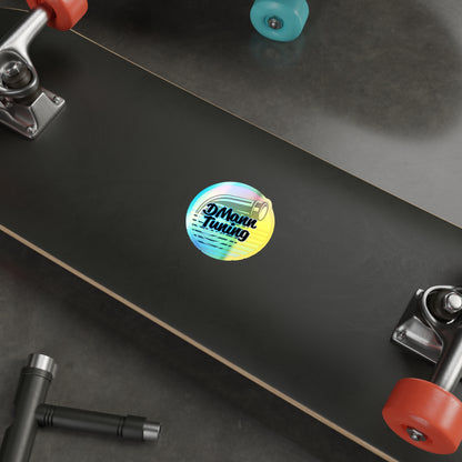 DMann Tuning - Sunset Holographic Die-Cut Sticker
