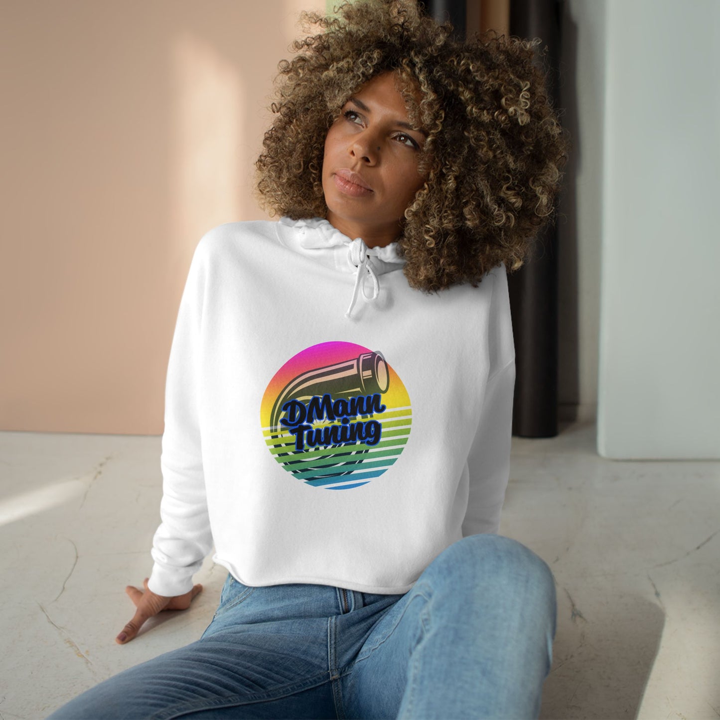 DMann Tuning - Sunset Crop Hoodie