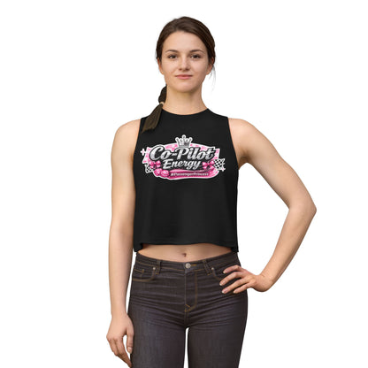 Co-Pilot Energy Crop Top — "Passenger Princess" Graphic Women’s Tank