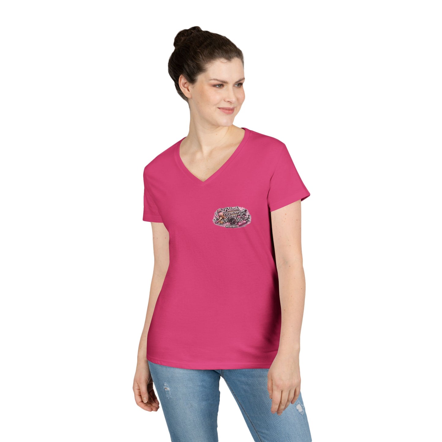 Blush, Bronzer & Boost V-Neck Tee