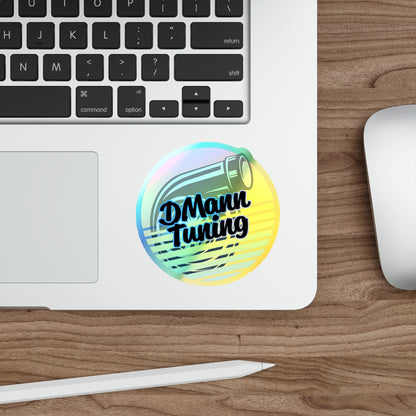 DMann Tuning - Sunset Holographic Die-Cut Sticker