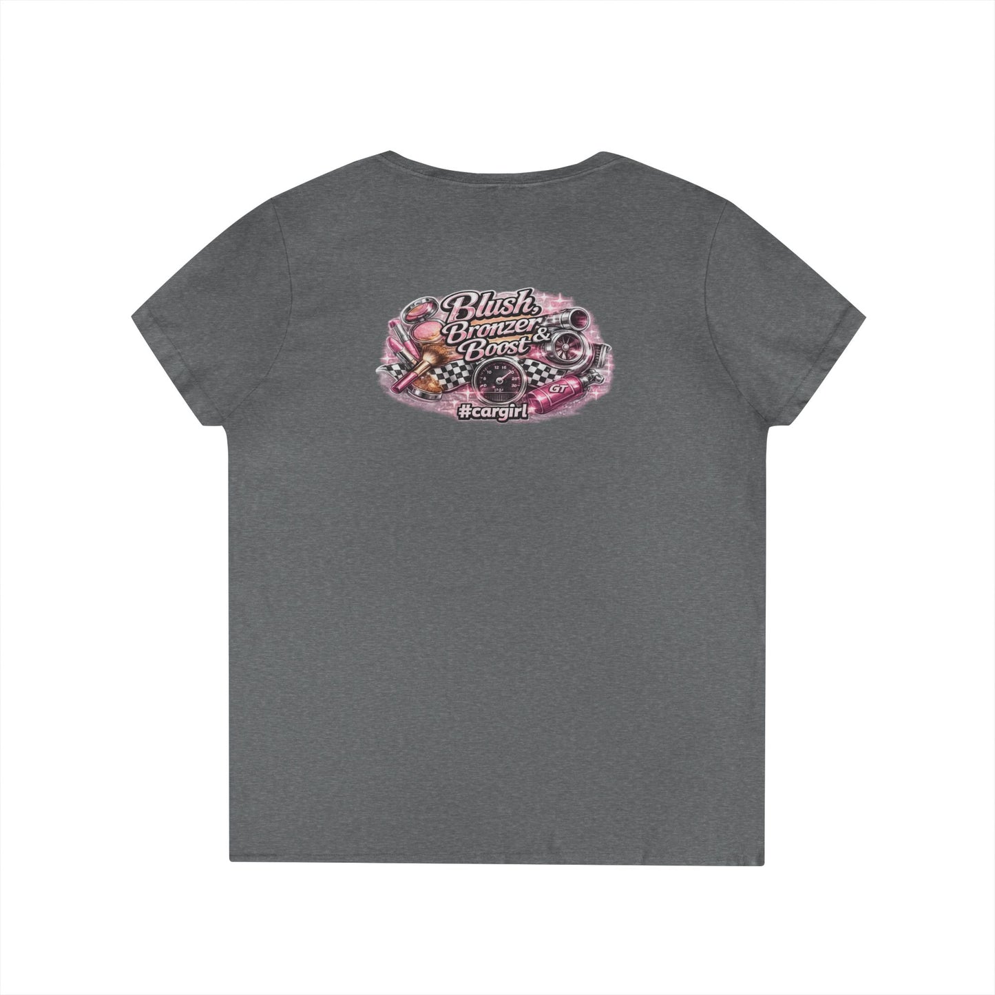 Blush, Bronzer & Boost V-Neck Tee