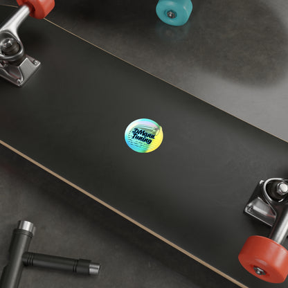 DMann Tuning - Sunset Holographic Die-Cut Sticker