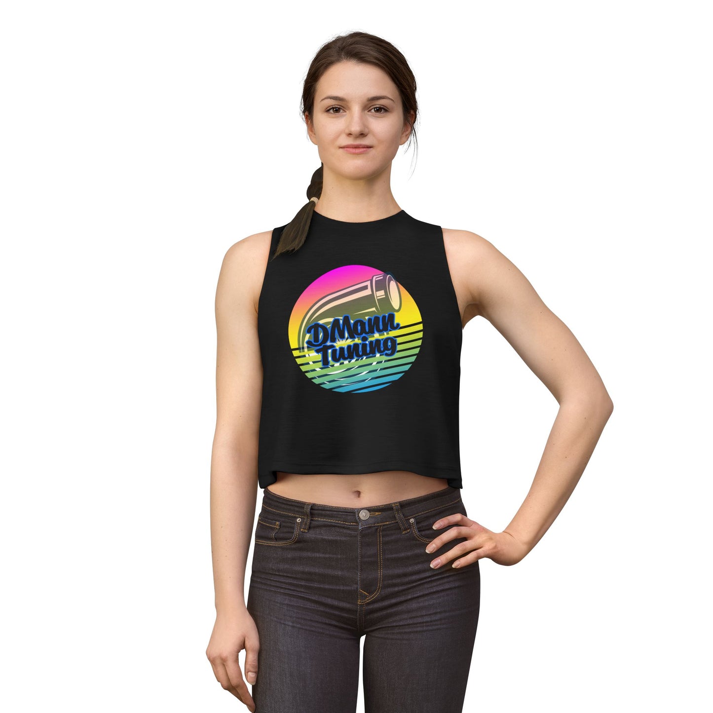 DMann Tuning Sunset -Women's Crop Top