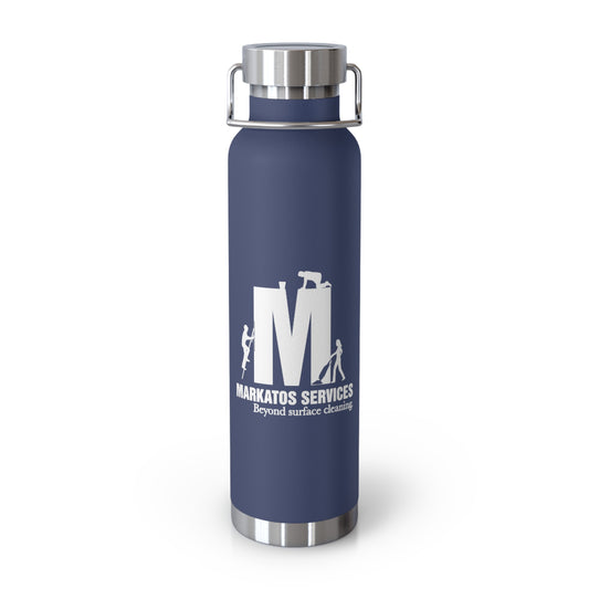 Markatos Services  - 22oz Insulated Water Bottle