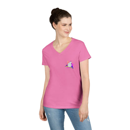 Retro 'DMann Tuning Ladies V-Neck T-shirt