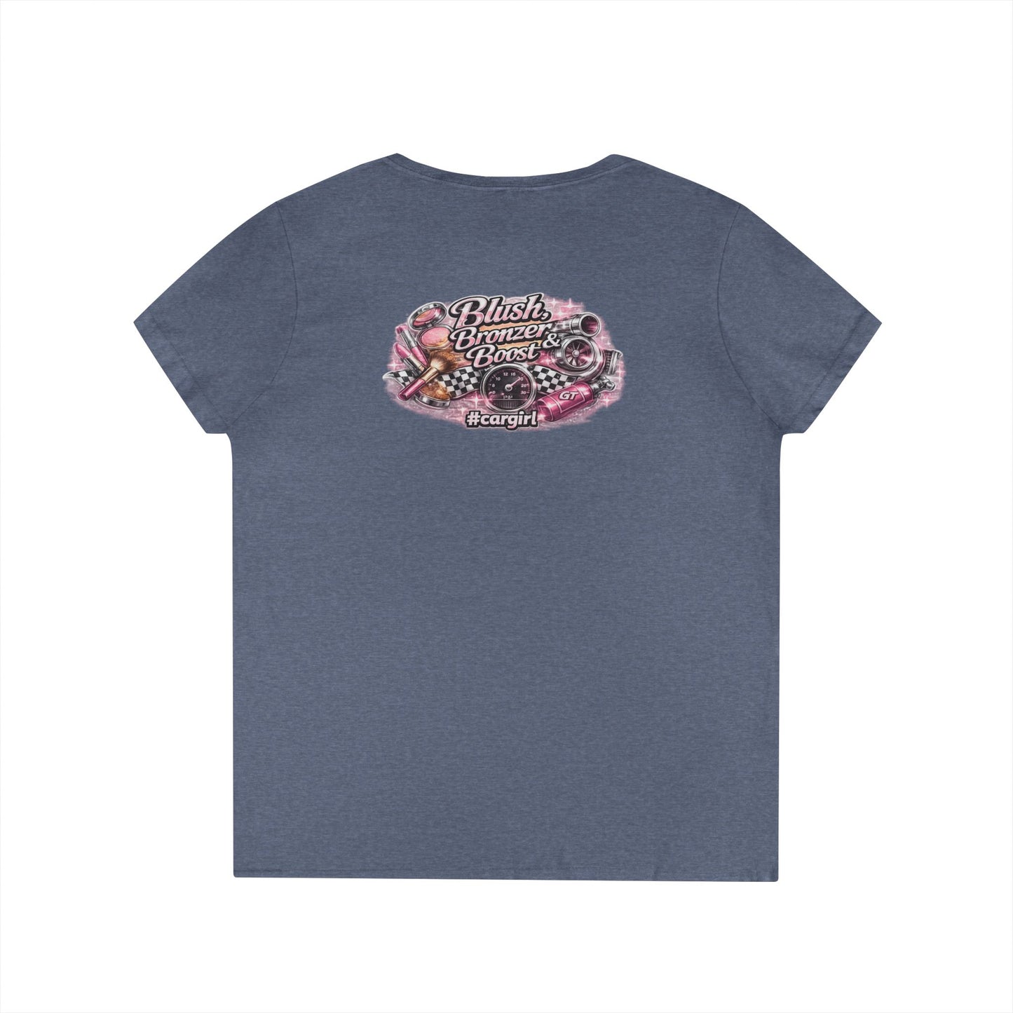 Blush, Bronzer & Boost V-Neck Tee