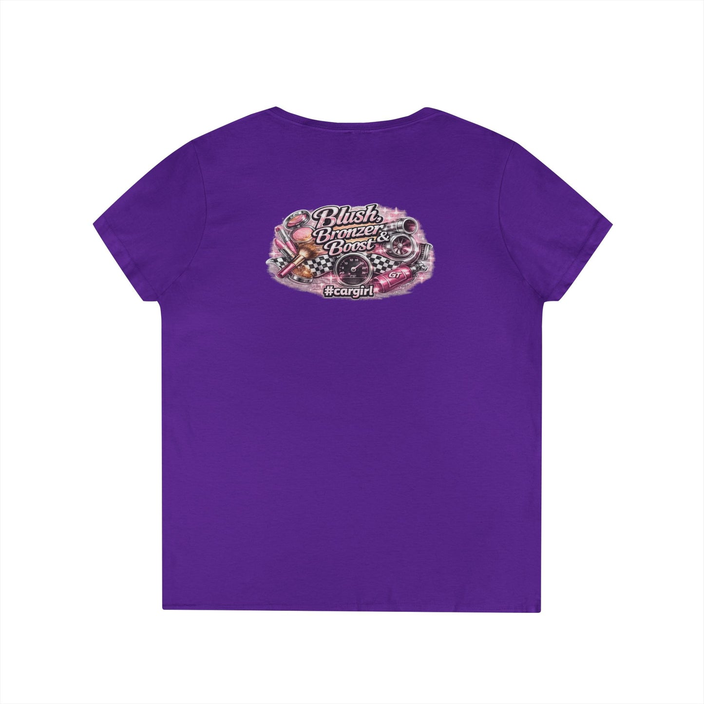 Blush, Bronzer & Boost V-Neck Tee