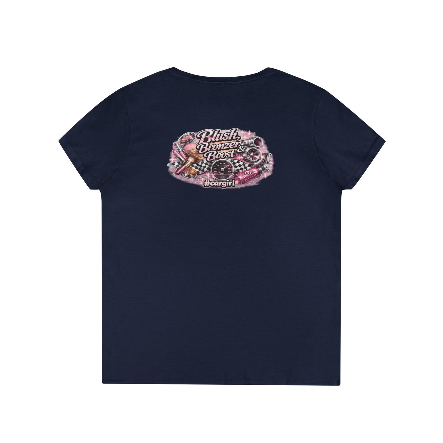 Blush, Bronzer & Boost V-Neck Tee