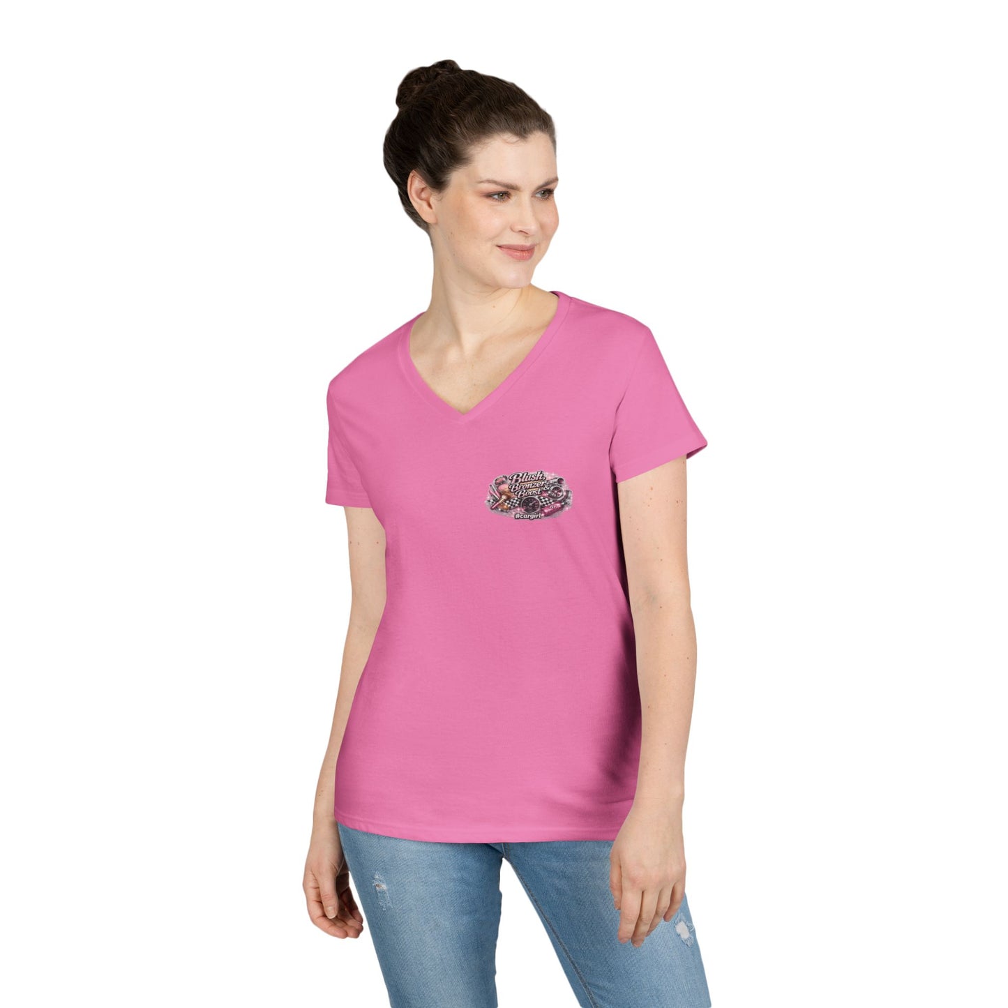 Blush, Bronzer & Boost V-Neck Tee