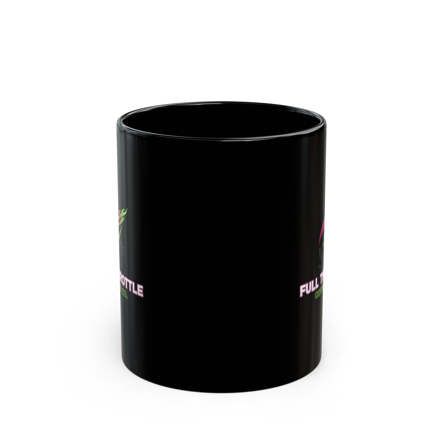 Full Throttle Coffee Co. Black Mug — 11oz & 15oz