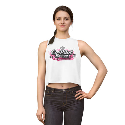 Co-Pilot Energy Crop Top — "Passenger Princess" Graphic Women’s Tank