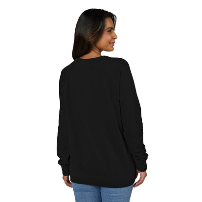 Car Girl Engine Crewneck Sweatshirt — 'Long Lashes, loud engines”