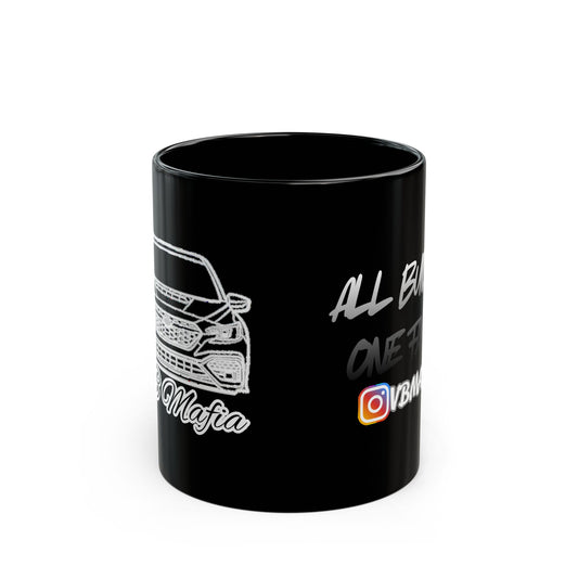 VBMafia Black Mug — “All Builds One Family”