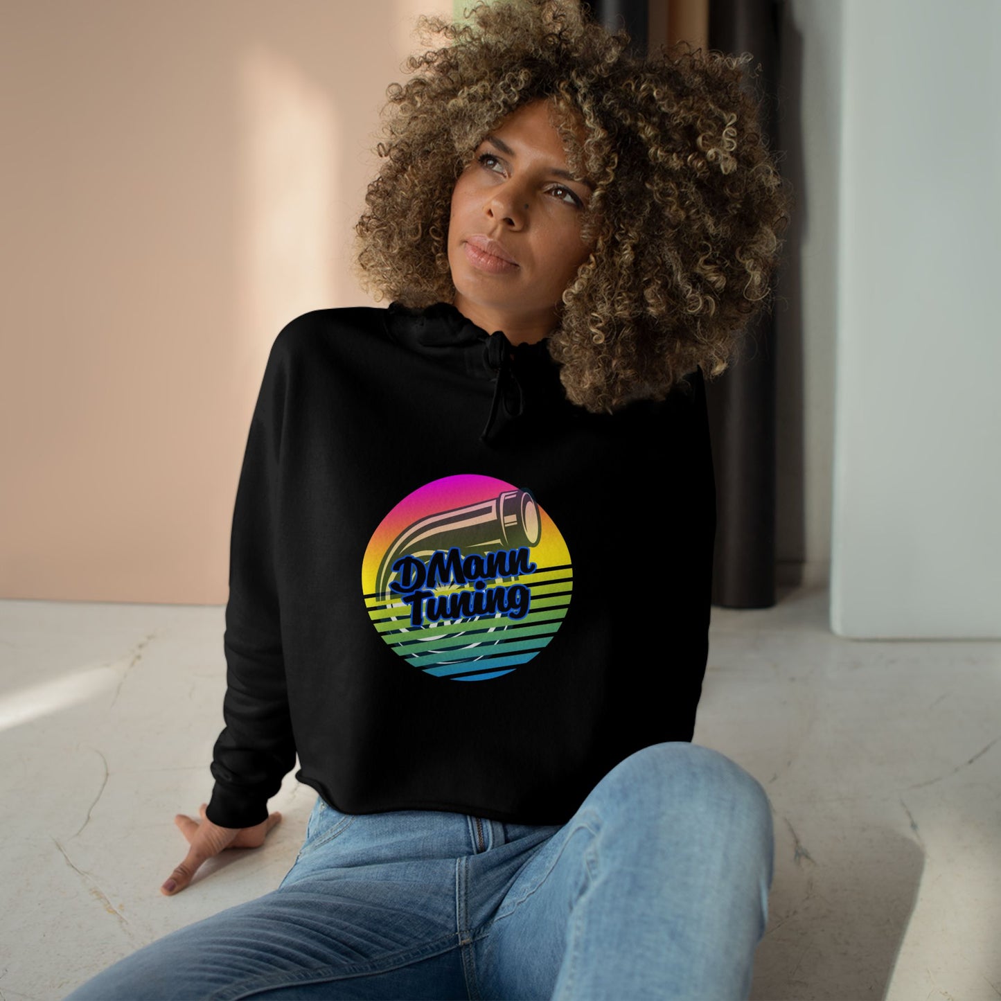 DMann Tuning - Sunset Crop Hoodie