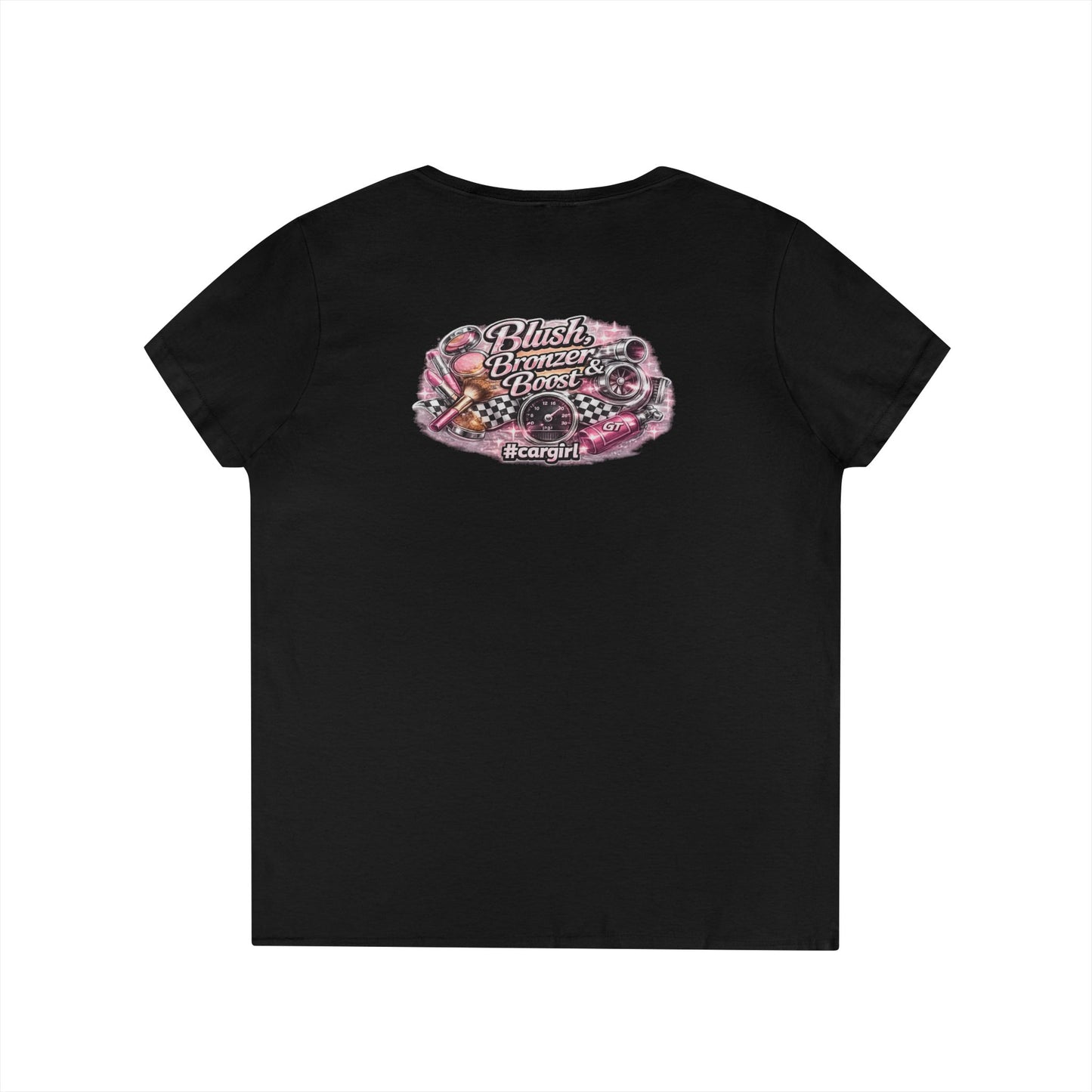 Blush, Bronzer & Boost V-Neck Tee