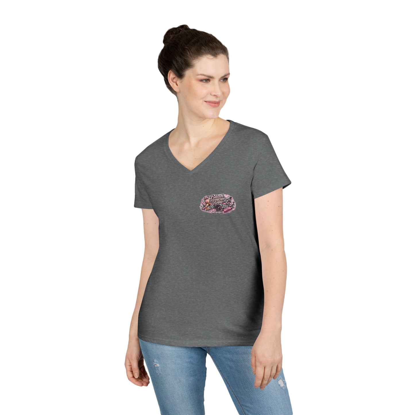 Blush, Bronzer & Boost V-Neck Tee