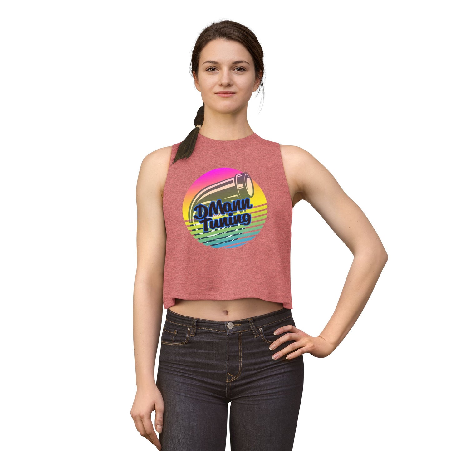 DMann Tuning Sunset -Women's Crop Top
