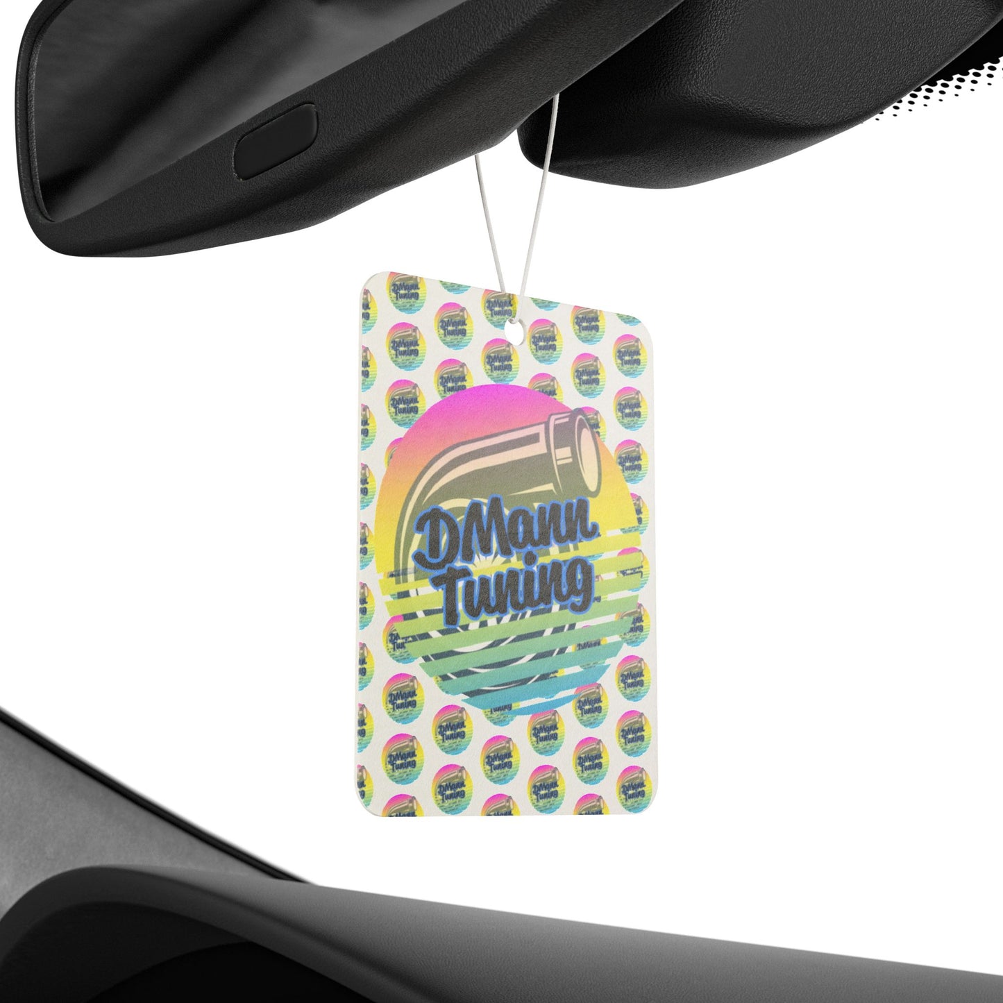 DMann Tuning Car Air Freshener – Sunset Logo