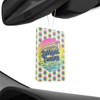 DMann Tuning Car Air Freshener – Sunset Logo