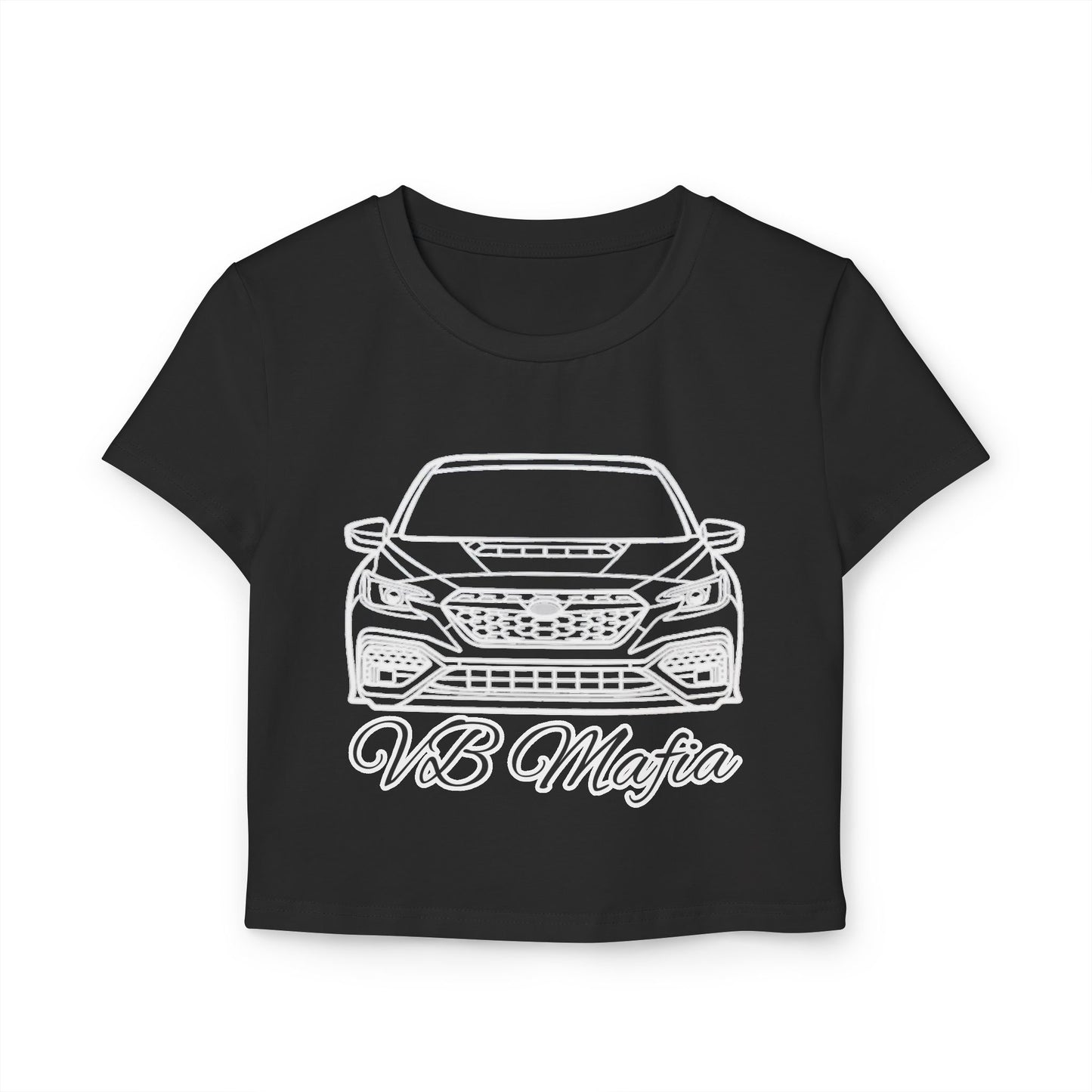 VBMafia — Women's Baby Tee "All Builds One Family"