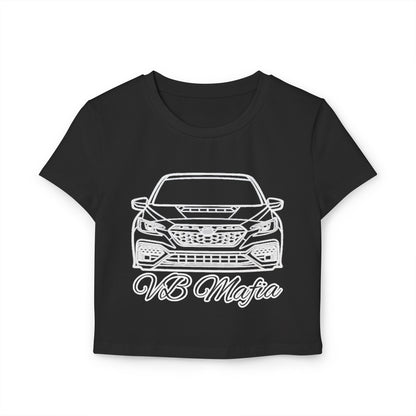 VBMafia — Women's Baby Tee "All Builds One Family"