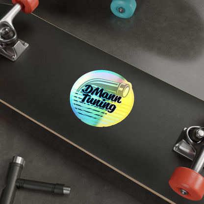 DMann Tuning - Sunset Holographic Die-Cut Sticker