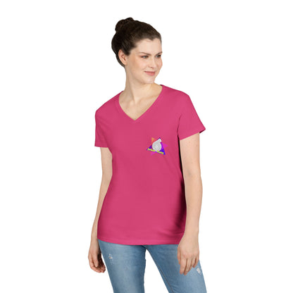 Retro 'DMann Tuning Ladies V-Neck T-shirt