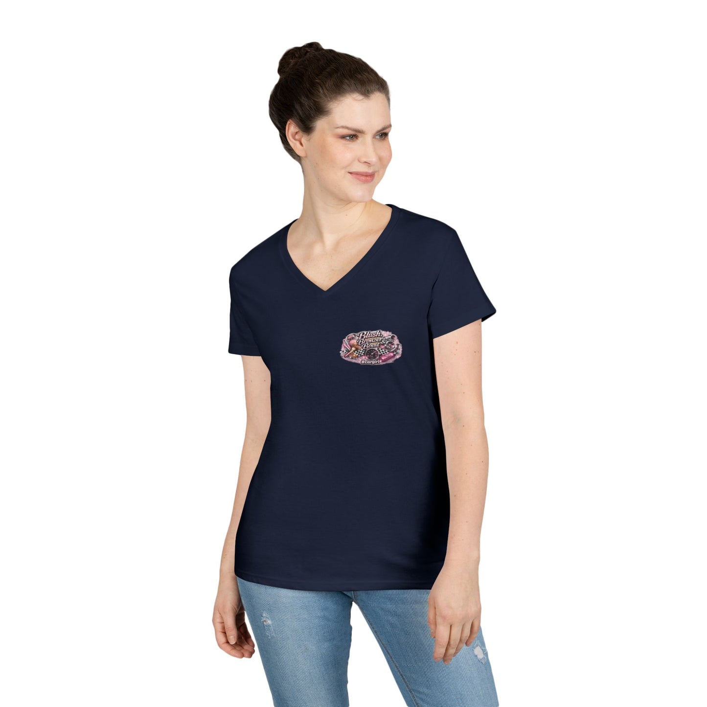 Blush, Bronzer & Boost V-Neck Tee