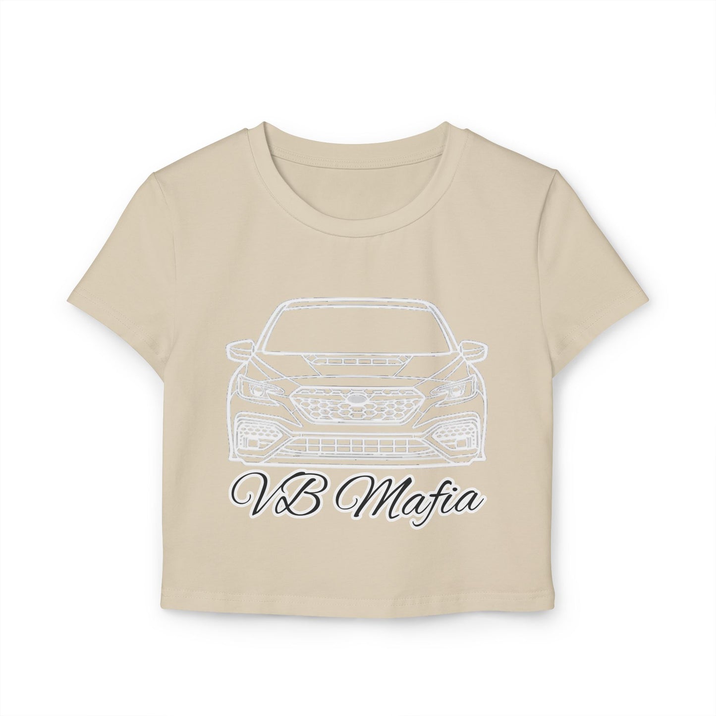 VBMafia — Women's Baby Tee "All Builds One Family"